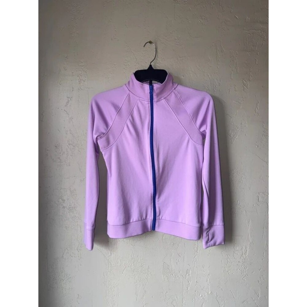 C9 Champion Girls Light Purple Full-Zip Track Jacket - Size Large (10-12)